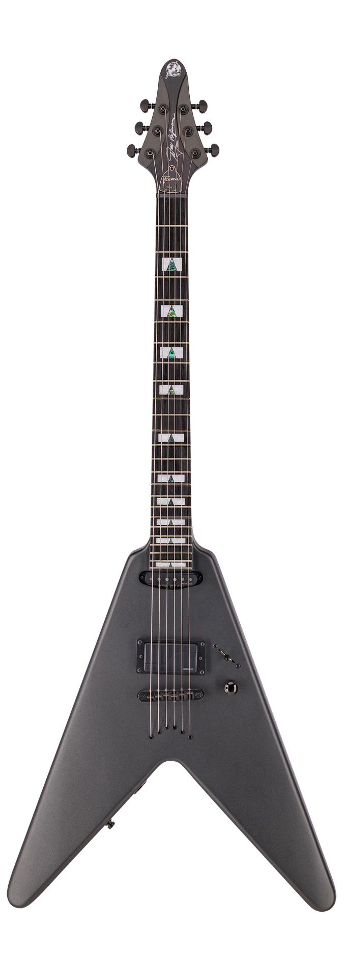 Artist Line Breaker WH-1 - Solid Charcoal Metallic Satin E-Gitarre